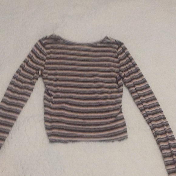 Garage stripy long sleeve T-shirt - Picture 2 of 3